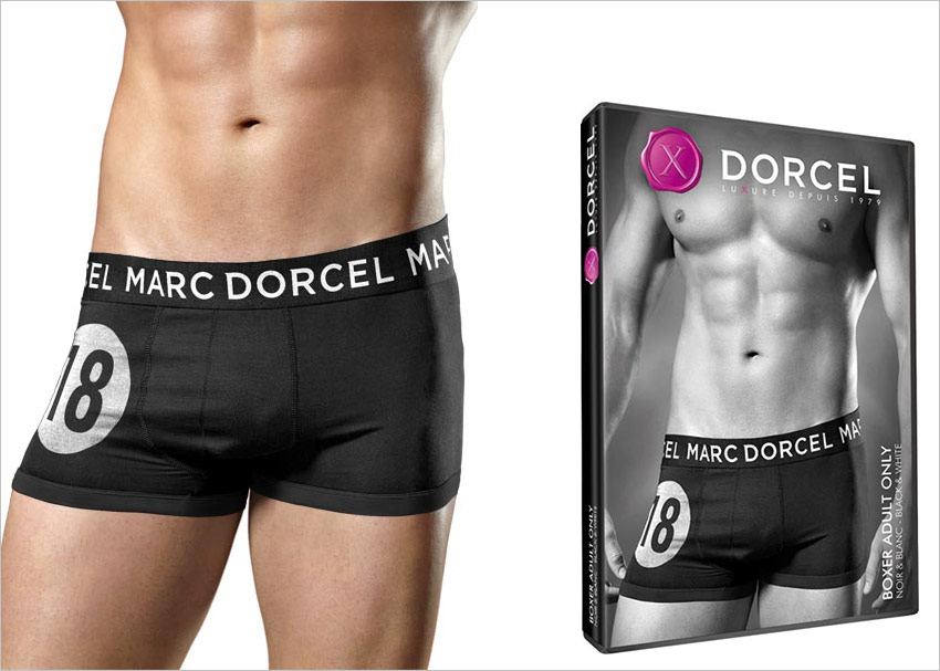 Marc Dorcel Adult Only Boxer Shorts - Black (M)