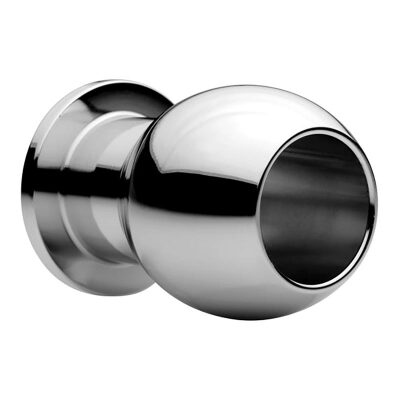 Master Series Abyss | Grosser hohler Analplug | Aluminium