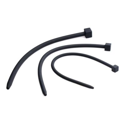 Master Series Bolted | Set de 3 sondes urétrales en silicone