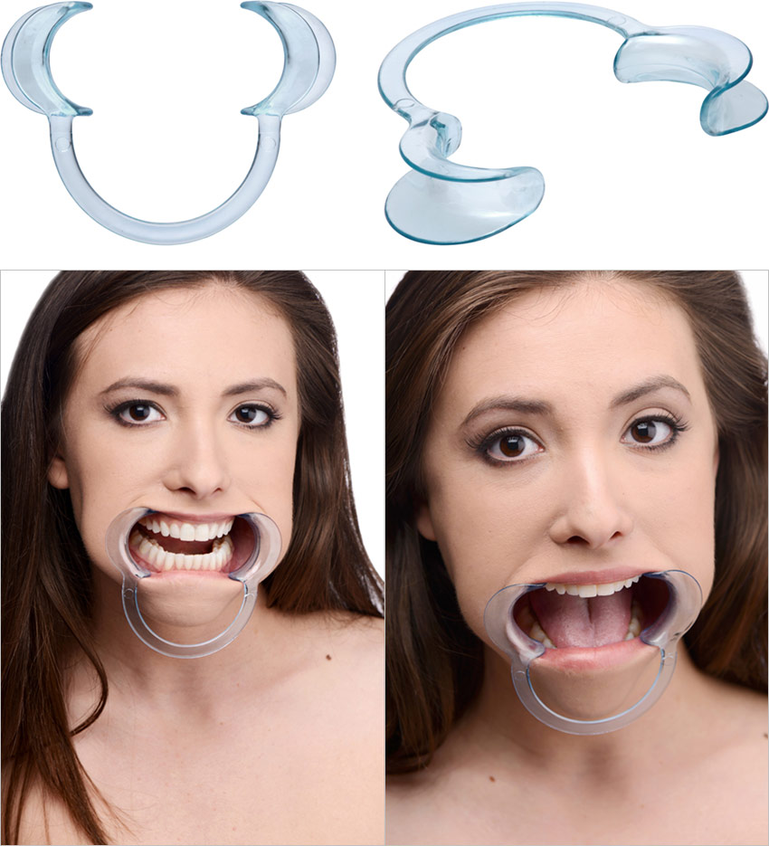 Écarteur dentaire en plastique Cheek Retractor Dental Mouth Gag