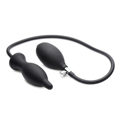 Master Series Dark Inflator | Plug anal avec poire de gonflage
