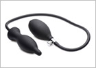 Plug anal gonflable en silicone Master Series Dark Inflator