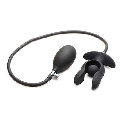 Master Series Dark Pearl | Aufblasbarer Analplug mit abnehmbarer Pumpe