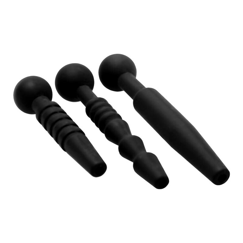 Set de plugs urétraux creux Master Series Dark Rods