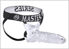 Gode-ceinture creux Master Series Grand Mamba
