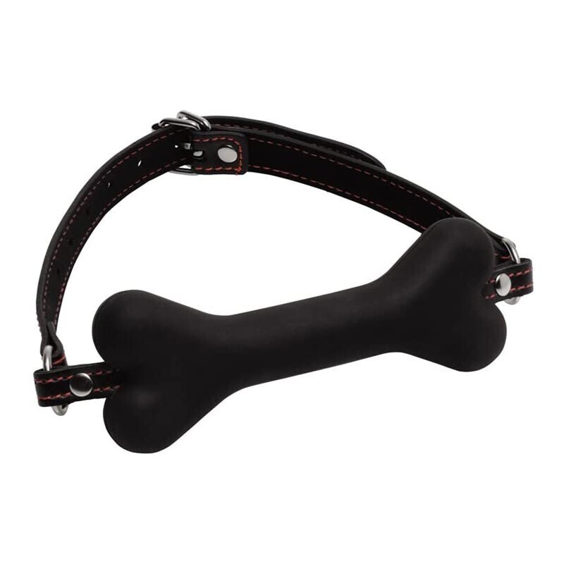 Master Series Hound Hundeknochen-Knebel aus Silikon