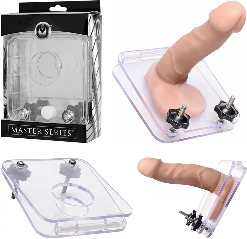 Pressa per testicoli BDSM Master Series Masher CBT Press