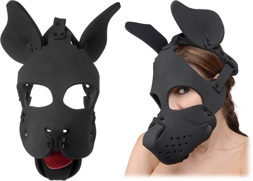 Master Series Dog Hood dog mask with removable muzzle