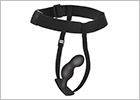 Master Series P-Spot vibrating butt plug with harness