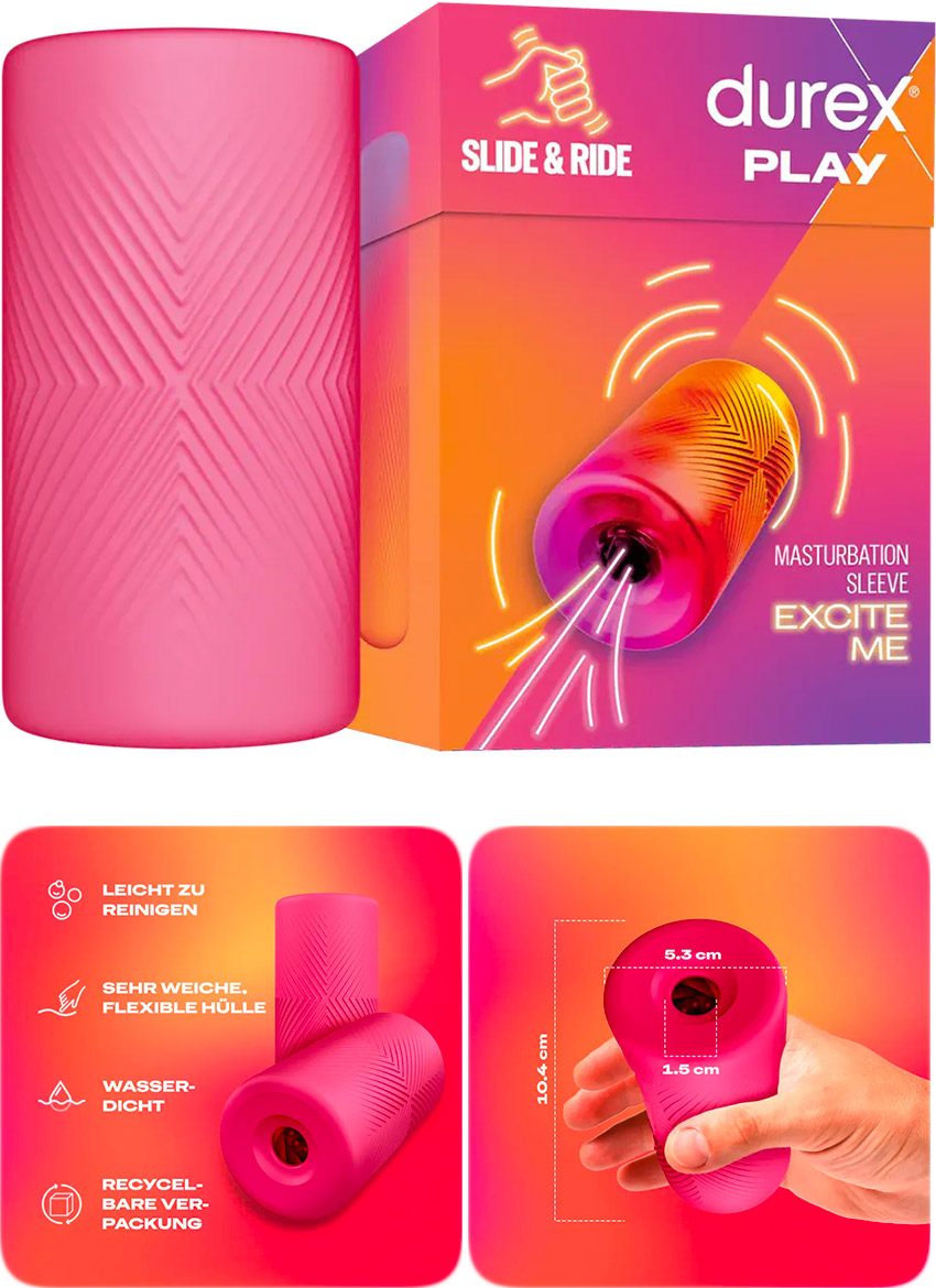 Durex Play Slide & Ride Excite Me Masturbator