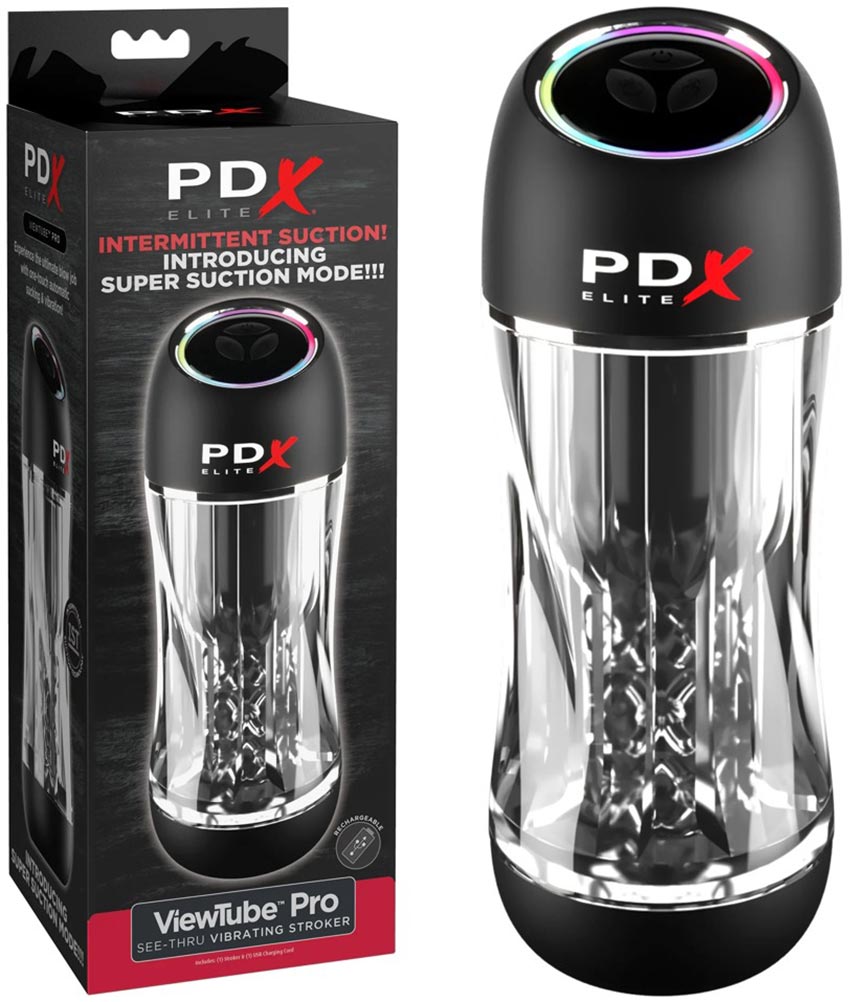 Masturbateur vibrant PDX Elite ViewTube Pro