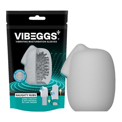 Vibeggs Naughty Nubs | Masturbateur vibrant unisexe