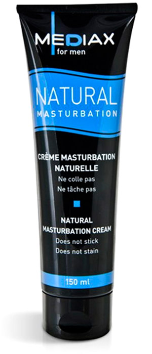 Crème de masturbation pour homme Mediax Natural - 150 ml