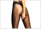 MissO P105 open crotch pantyhose - Black (S/M)