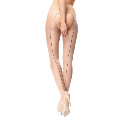 MissO P211 geöffnete Strumpfhose - Beige