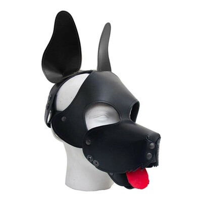 Mister B Shaggy Dog Hood | Bondage-Hundemaske mit Maulkorb