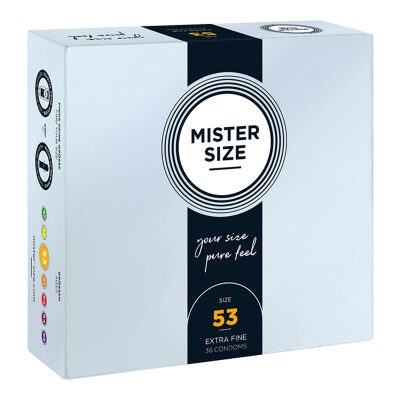 Mister Size - Grösse 53 | 36 Kondome nach Mass