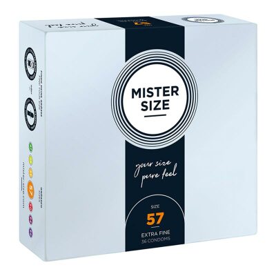 Mister Size - Taille 57 | 36 préservatifs avec taille sur mesure