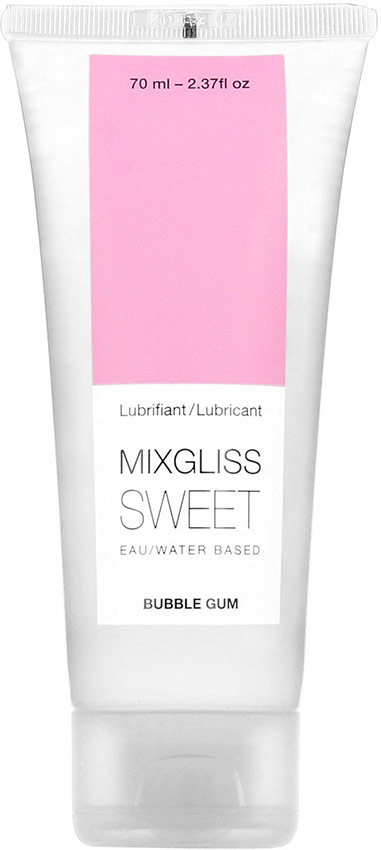 Lubrificante MixGliss SWEET Bubble Gum - 70 ml (a base acquosa)