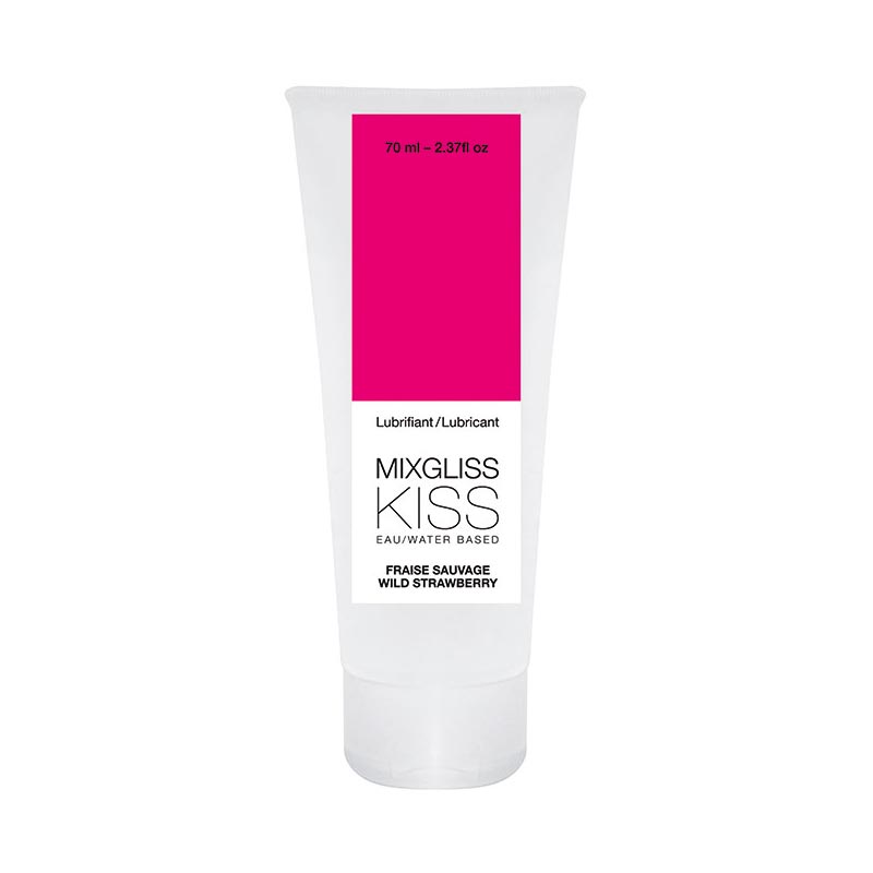 MixGliss KISS Wilde Erdbeeren Gleitmittel - 70 ml (Wasserbasis)