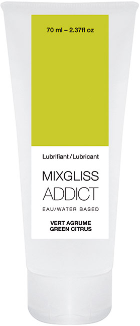 Lubrifiant MixGliss ADDICT Vert Agrume - 70 ml (à base d'eau)