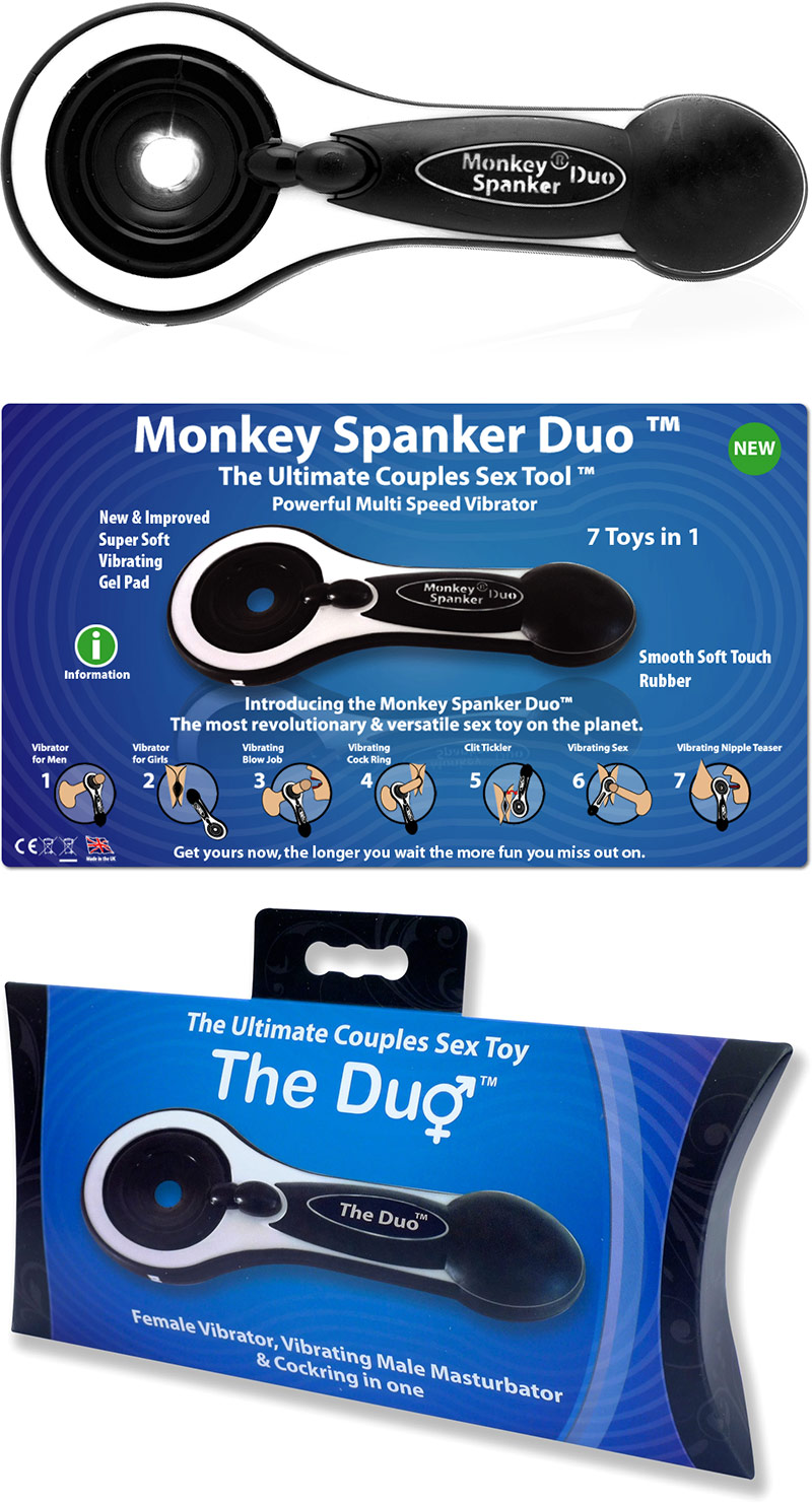 Monkey Spanker Duo Vibrator & Masturbator