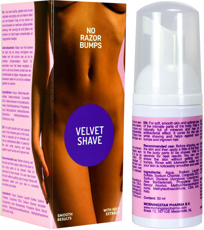 Mousse à raser pour zone intime Velvet Shave - 50 ml