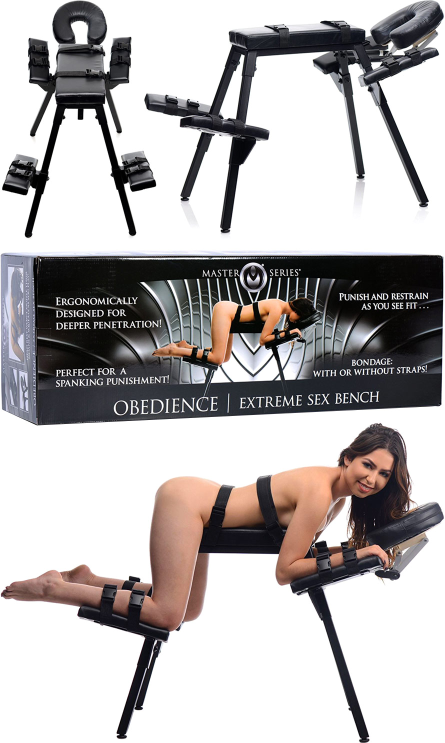 Table de bondage ajustable Obedience Extreme Sex Bench