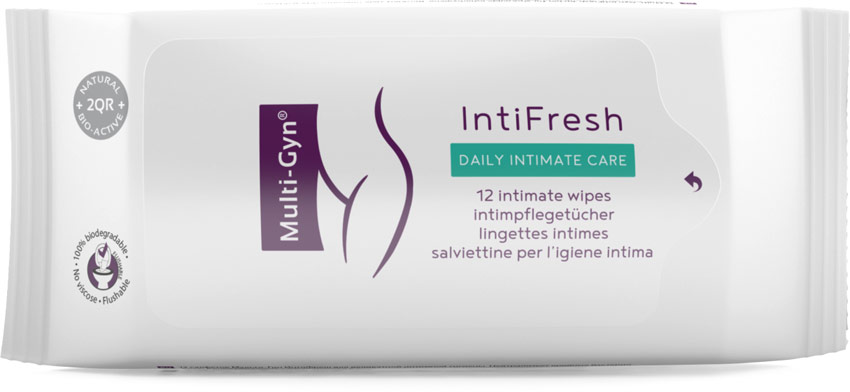 Multi-Gyn IntiFresh - 12 intimate wet wipes