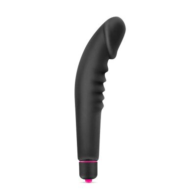 My First Wee Wee | Schwarzer Vibrator aus Silikon mit Wellen
