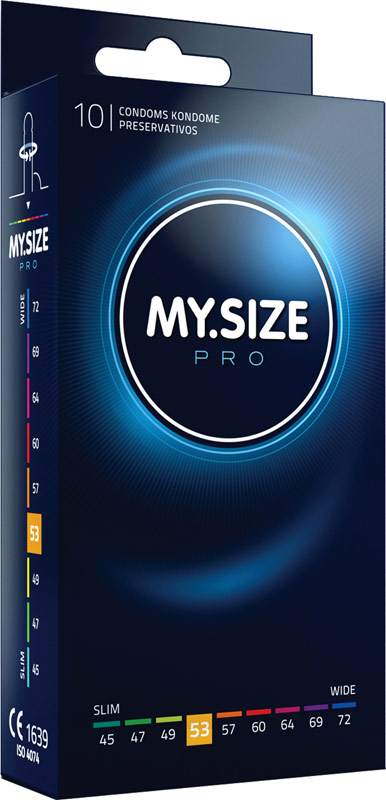 My Size Pro Kondome nach Mass - Grösse 53 (10 Kondome)