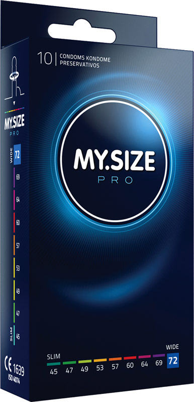 My Size Pro Kondome nach Mass - Grösse 72 (10 Kondome)