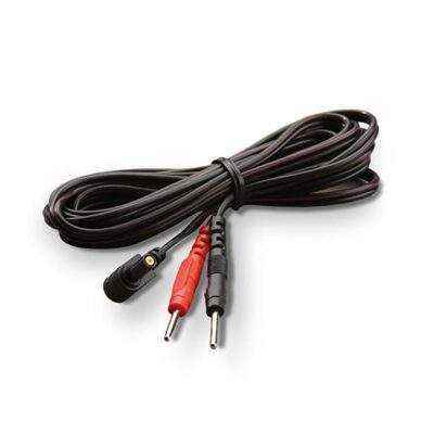 Mystim Elektrodenkabeln | Mystim Rundstecker | 2x 2 mm | 120 cm