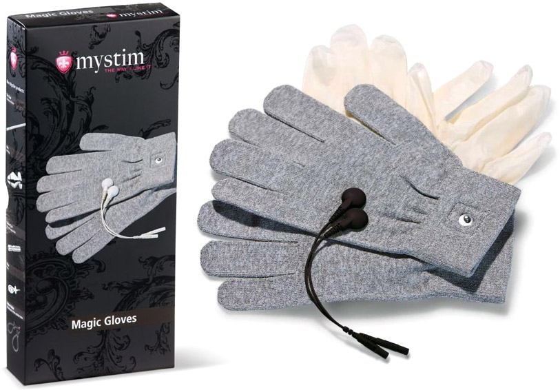Guanti per elettrostimolazione Mystim Magic Gloves