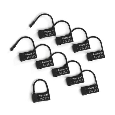 Mystim Plastiksiegel | 10 Vorhängeschlössern für Keuschheitskäfige