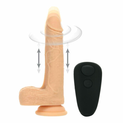 Naked Addiction | Rotierender, antreibender und vibrierender Dildo | 13 cm