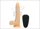 Vibratore avanti/indietro e rotante Naked Addiction - 13 cm