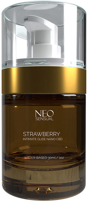 NEO Sensual CBD intimate lubricant - Strawberry Fields (water-based)