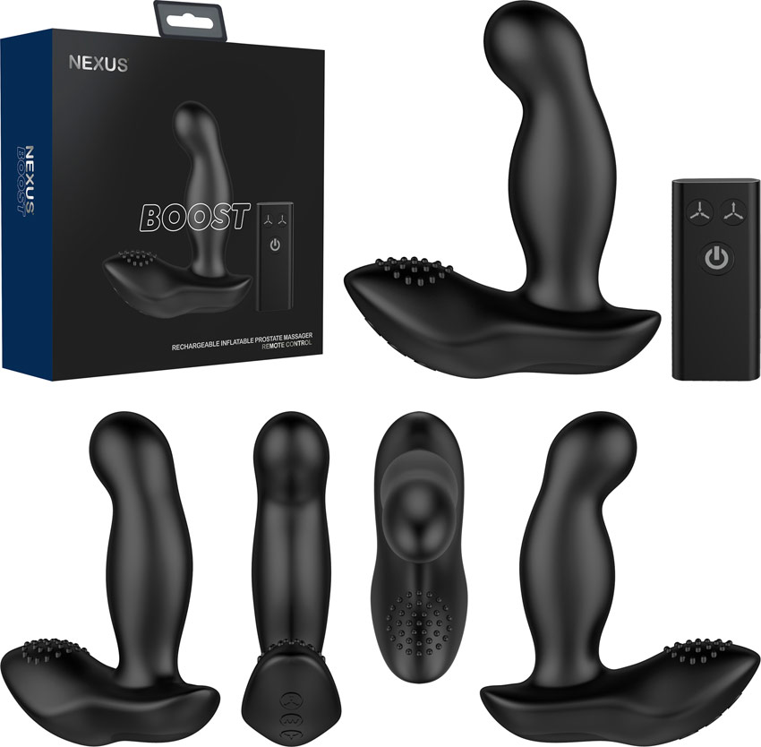 Nexus Boost prostate massager (Vibrations and inflatable head)