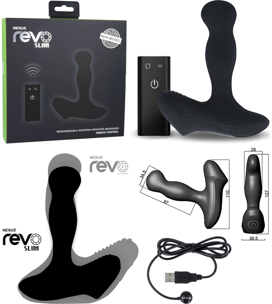 Vibratore anale Nexus Revo Slim