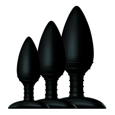 Nexus Trio Set | Assortiment anal de 3 plugs | Noir Nexus Trio Set | Assortiment anal de 3 plugs | Noir