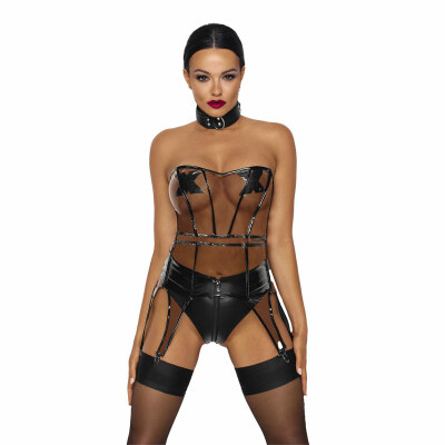 Noir Handmade F259 Korsett - Schwarz