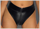 Noir Handmade Mutandina a vita alta F260 - Nero (S)