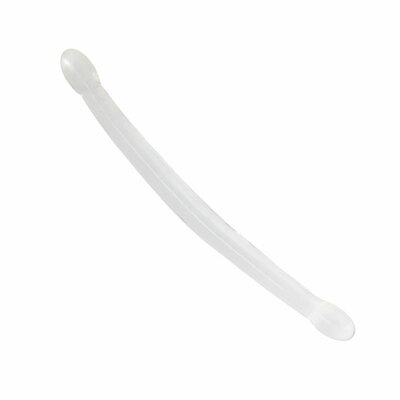 Realrock Crystal Clear | Double dildo flexible | Transparent
