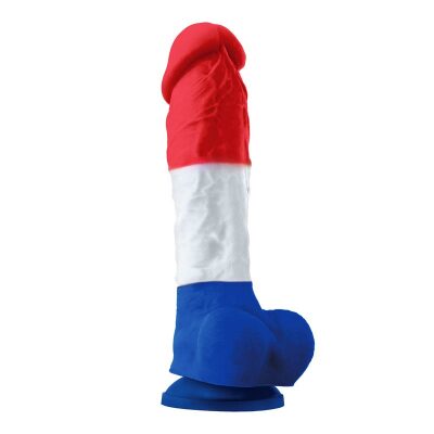 NS Novelties Colours | Grand dildo réaliste | Tricolore