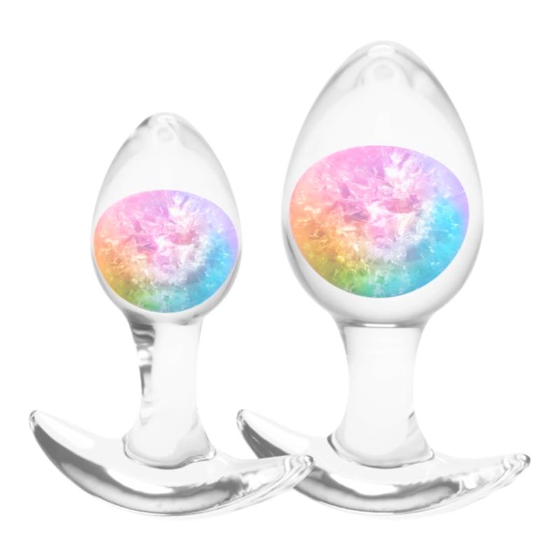 NS Novelties Glams Cosmic Set of butt plugs - Multicoloured (2 butt pl