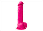 NS Novelties Colours Pleasures Large Dildo - 18.5 cm - Pink