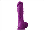 NS Novelties Colours Soft Dildo - 18 cm - Violett