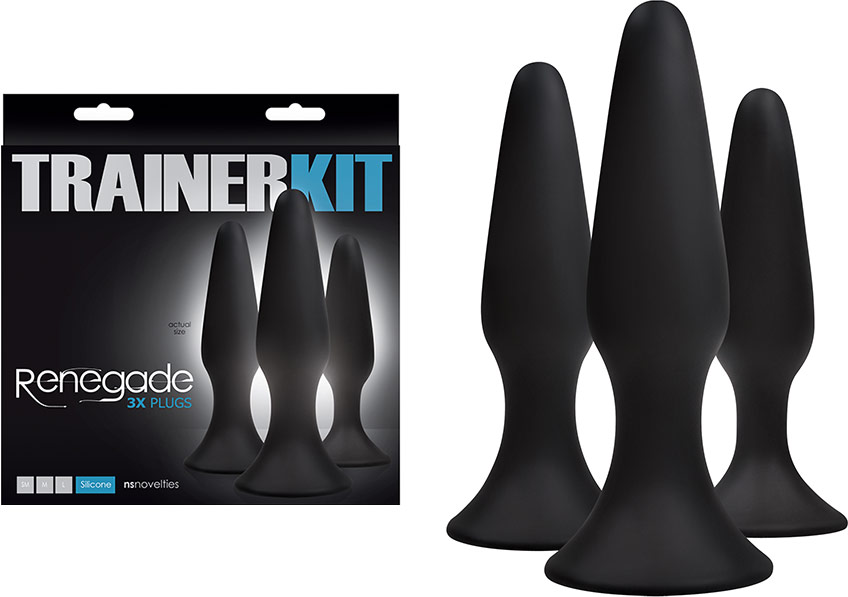 Kit d'entrainement anal Renegade - 3 pièces (Silicone)