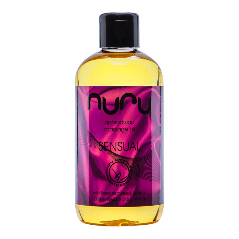 Nuru Sensual Aphrodisiac massage oil with ylang ylang